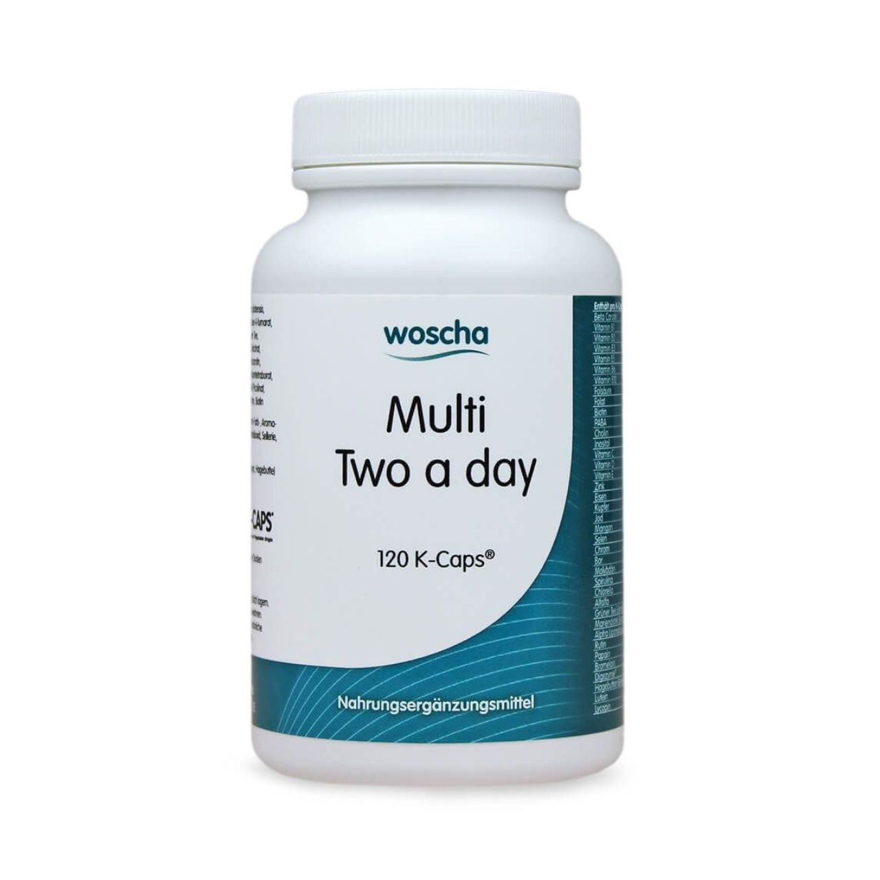 Woscha Multi Two a day von podo medi beinhaltet 120 Kapseln