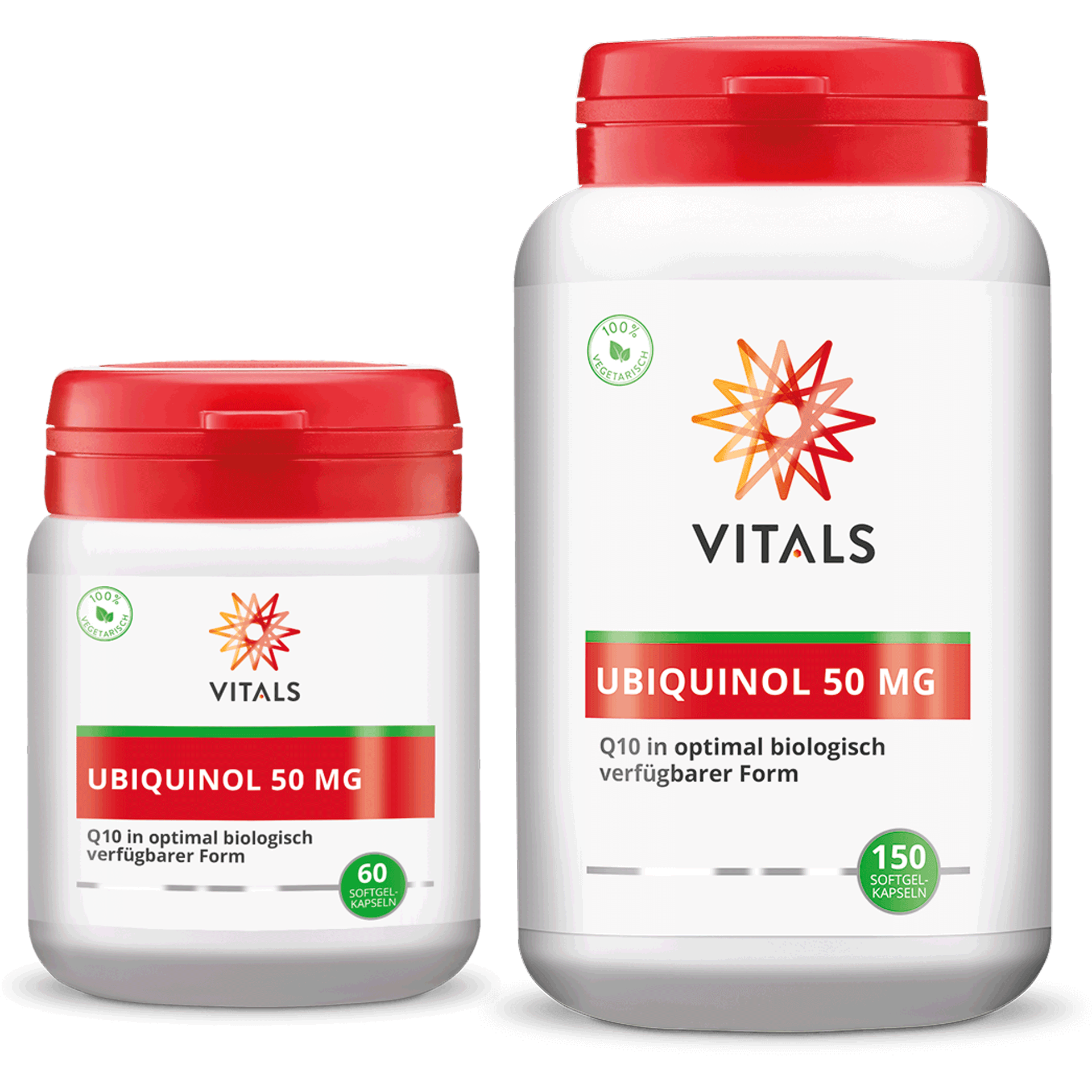 Ubiquinol 50 mg, 60 oder 150 Softgel-Kapseln