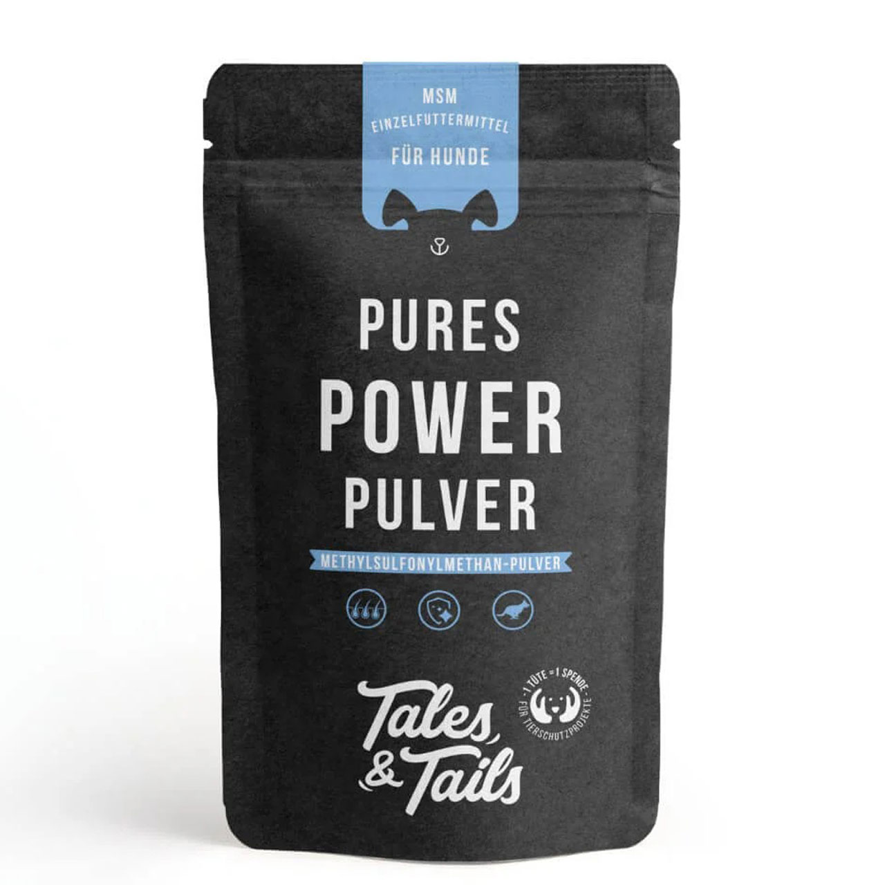 Pure Power Powder MSM poeder voor honden, 200 g