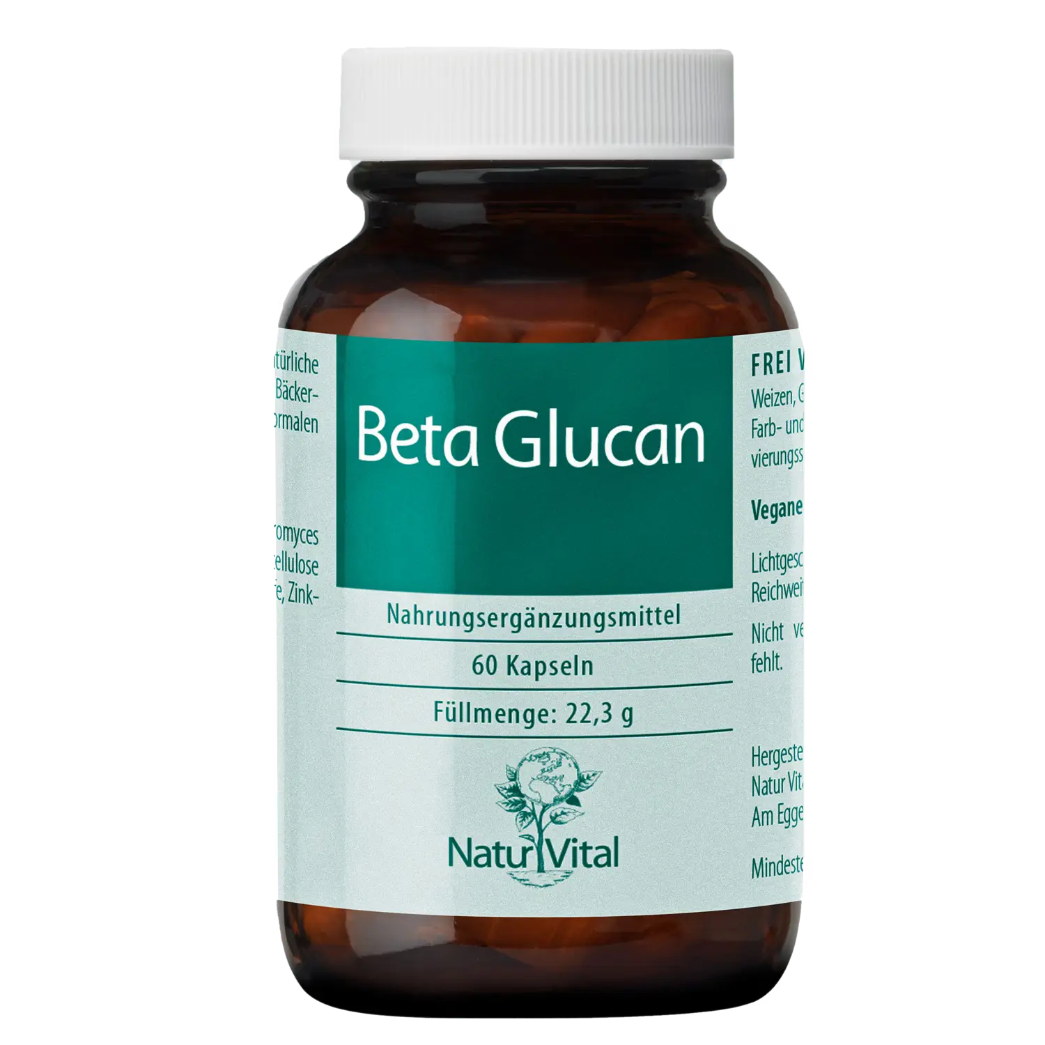 Natur Vital Beta Glucan, 60 Kapseln immun-booster EAN: 4262512990071
