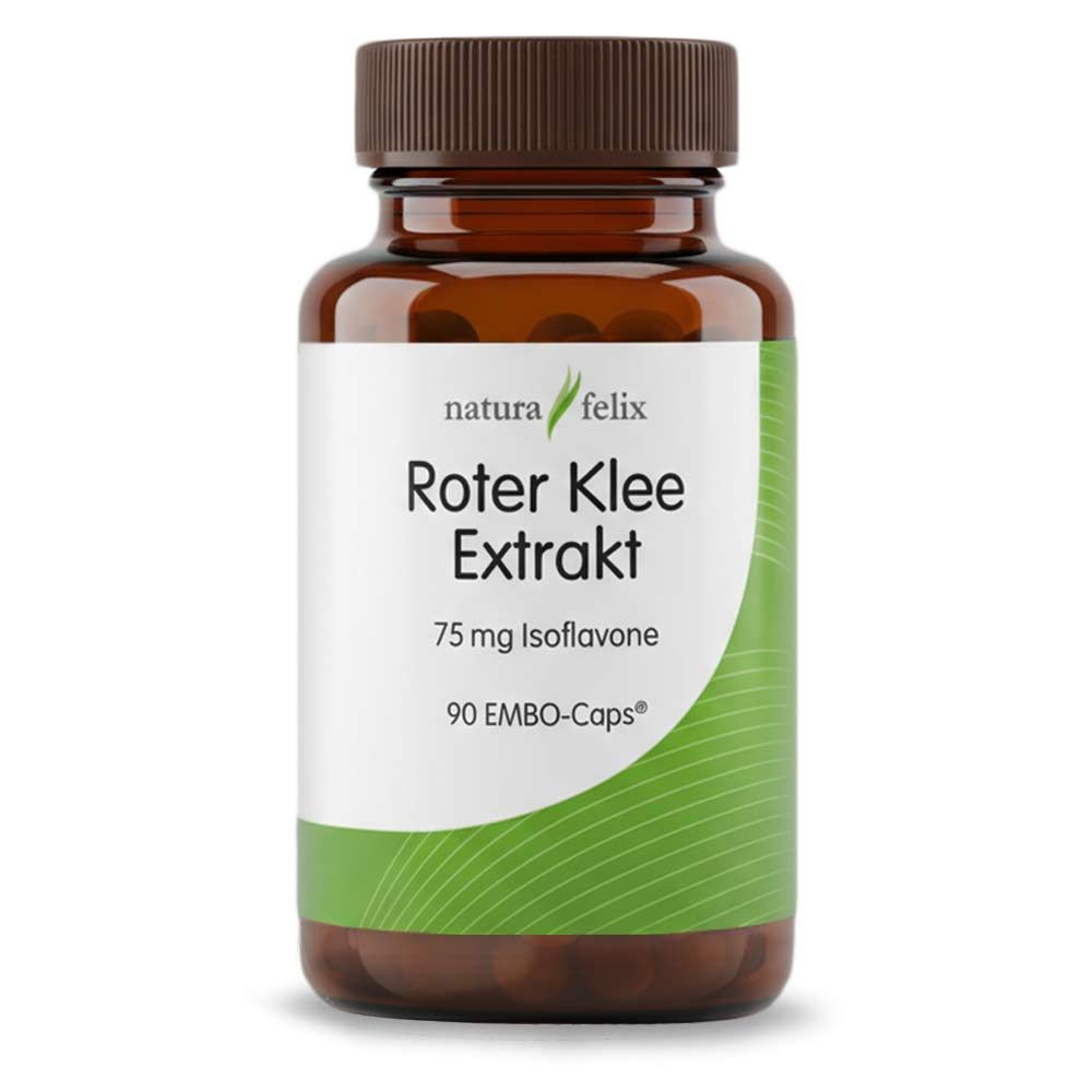 natura-felix Roter Klee Extrakt von podo medi beinhaltet 90 Kapseln