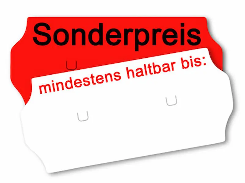 Aufkleber für Mindesthaltbarkeitsdatum