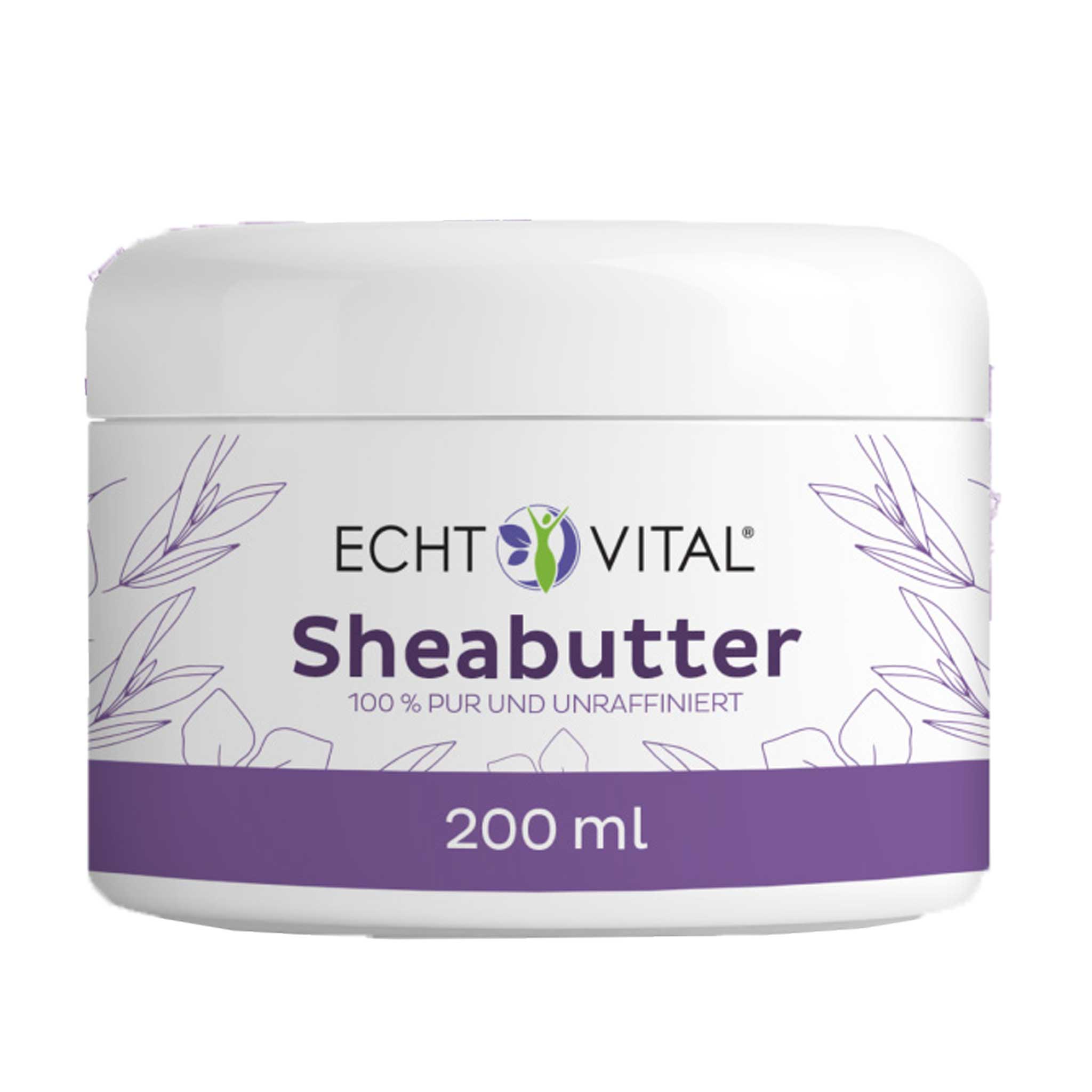 Sheabutter Echt Vital 200 ml Sheabutter von Echt Vital in 200 Milliliter Packung