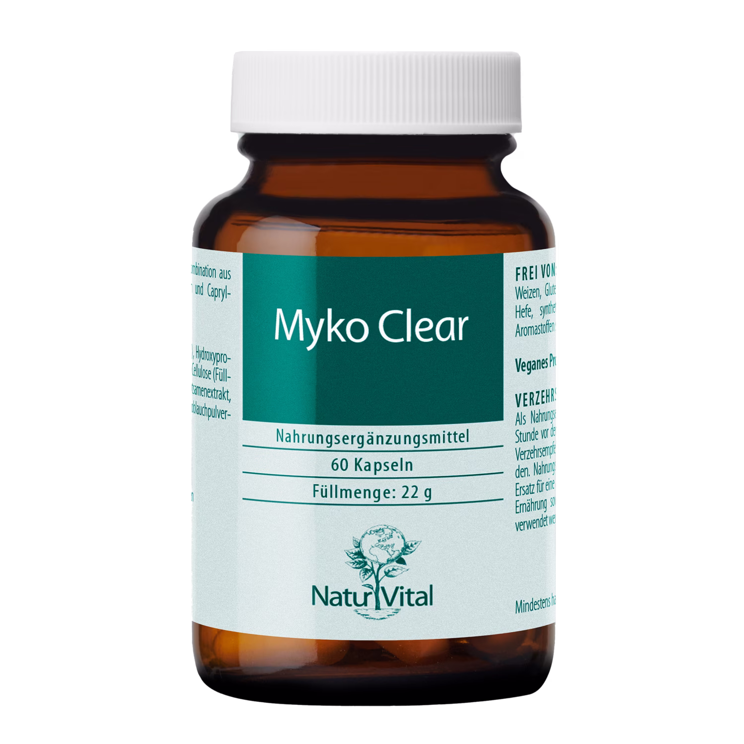 Myko Clear von Natur Vital beinhaltet 60 Kapseln