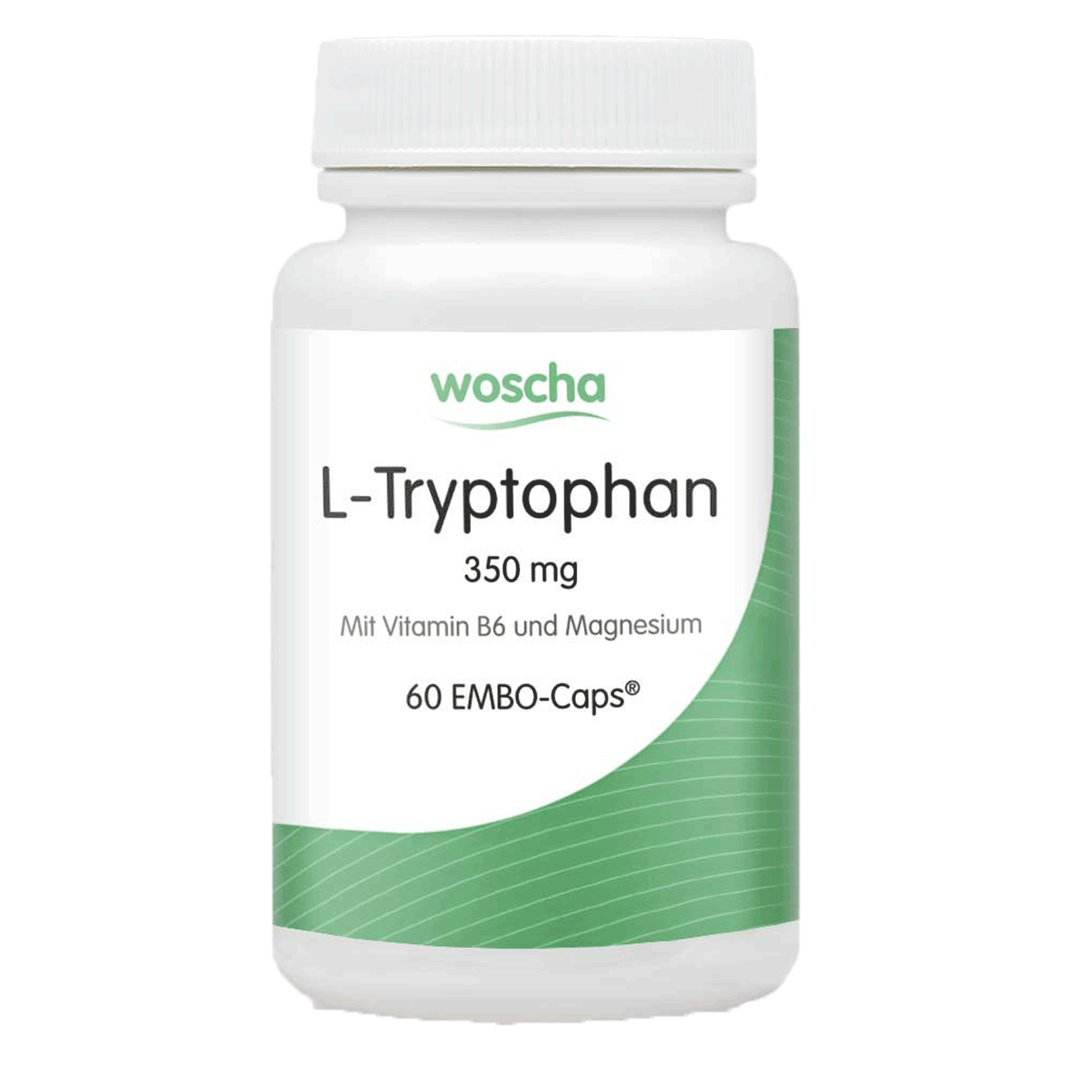 Woscha L-Tryptophan podo medi 60 Kapseln Woscha L-Tryptophan von podo medi beinhaltet 60 Kapseln