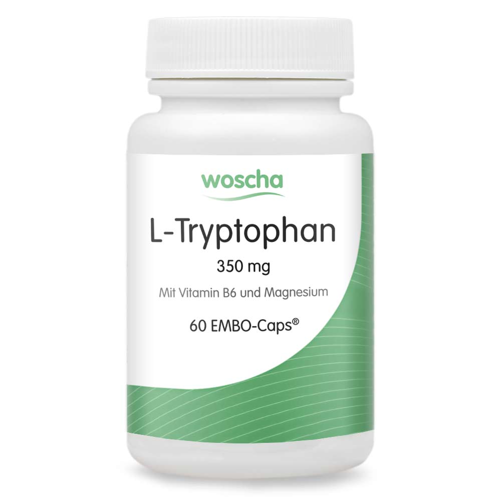 Woscha L-Tryptophan, 60 Kapseln L-Tyrosin Aminosäuren Tyrosin Aminos EAN: 8717729191309
