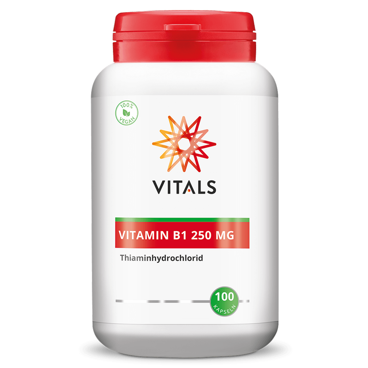Vitals Vitamin B1 250 mg, 100 Kapseln Energiegewinnung EAN: 8716717000630