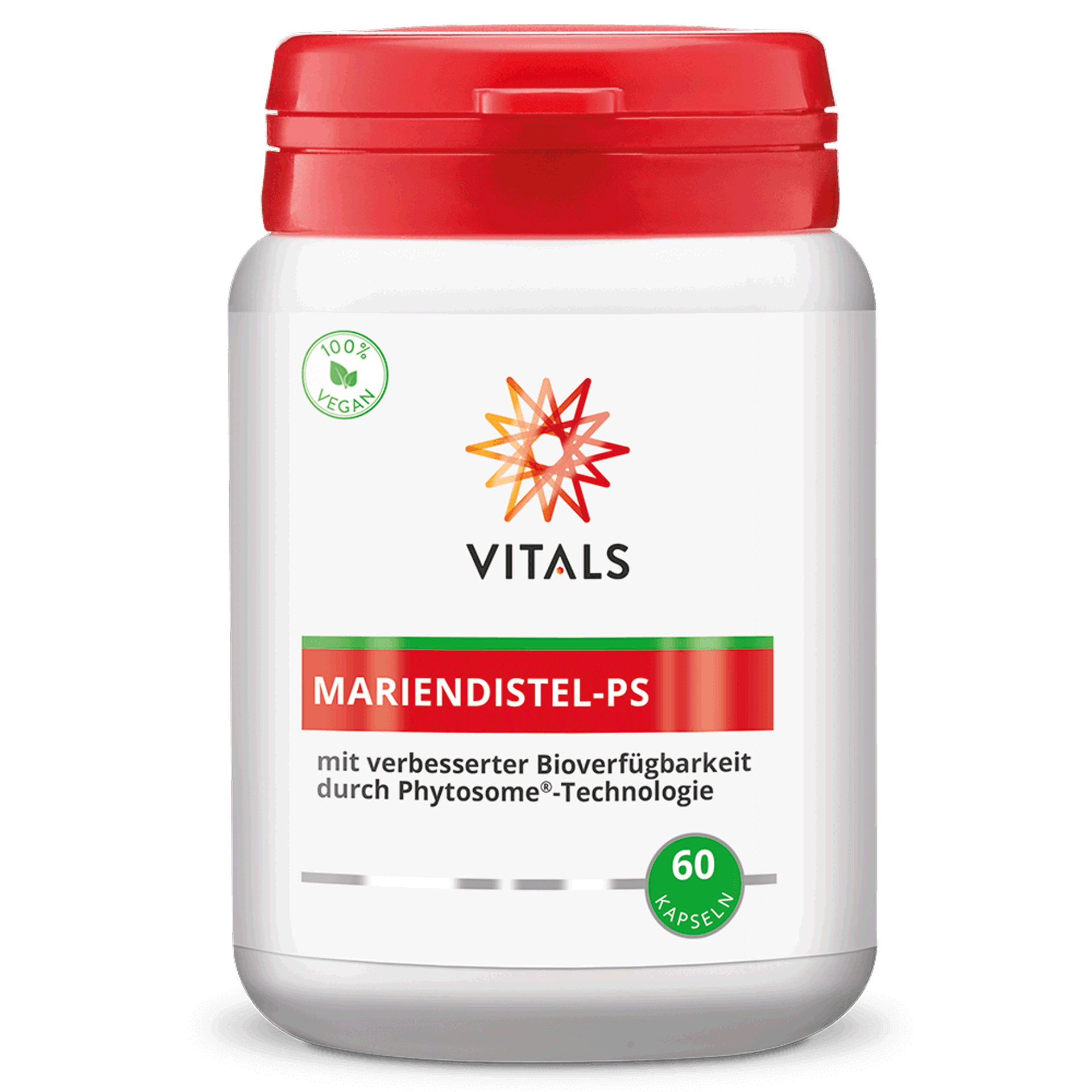 Vitals Mariendistel-PS, 60 Kapseln  EAN: 8716717003907