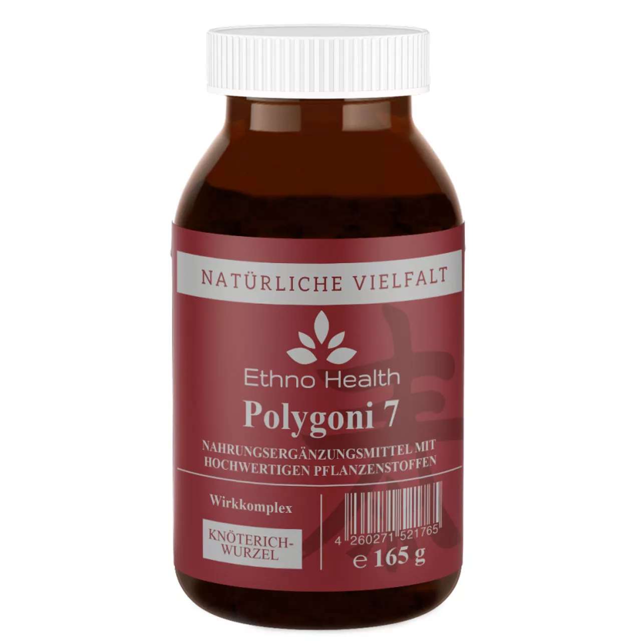 Polygoni 7 Pulver von Ethno Health beinhaltet 165 Gramm