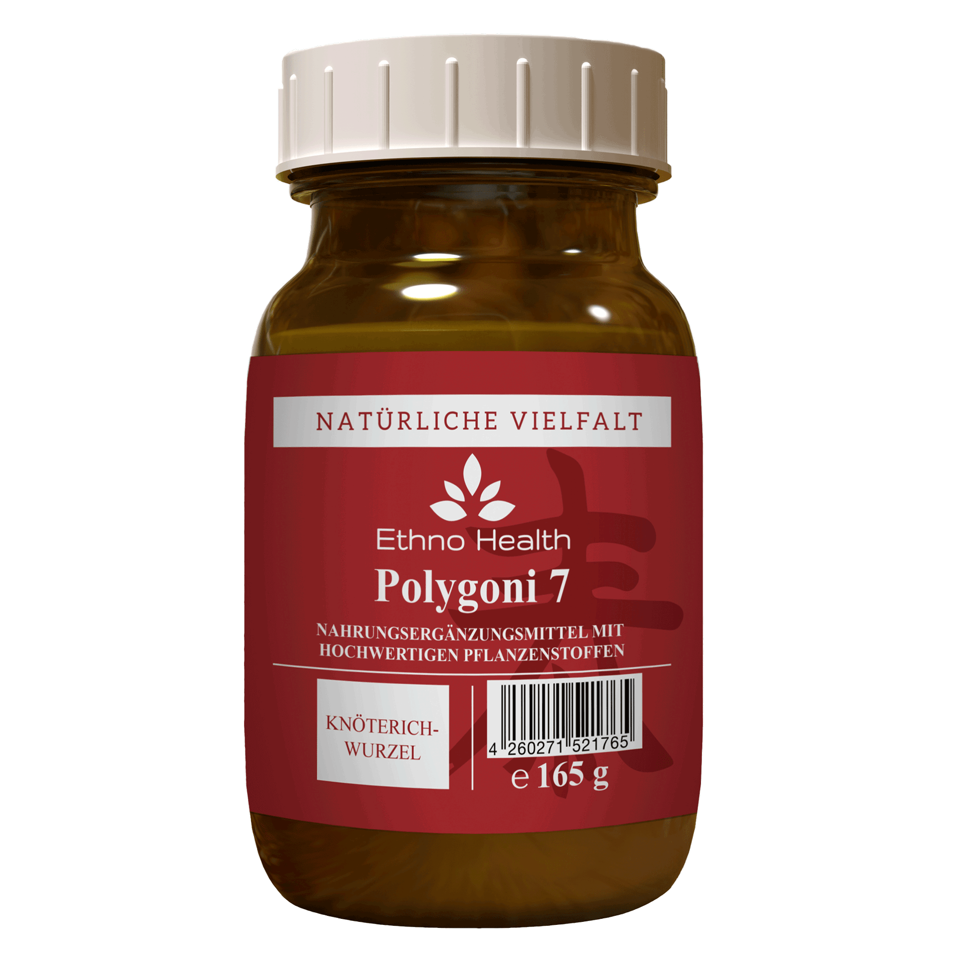 Polygoni 7 Pulver von Ethno Health beinhaltet 165 Gramm