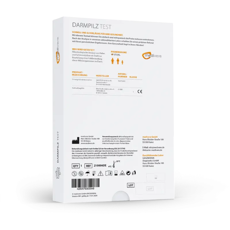 Medivere Darmpilz Test  EAN: 4250570300048