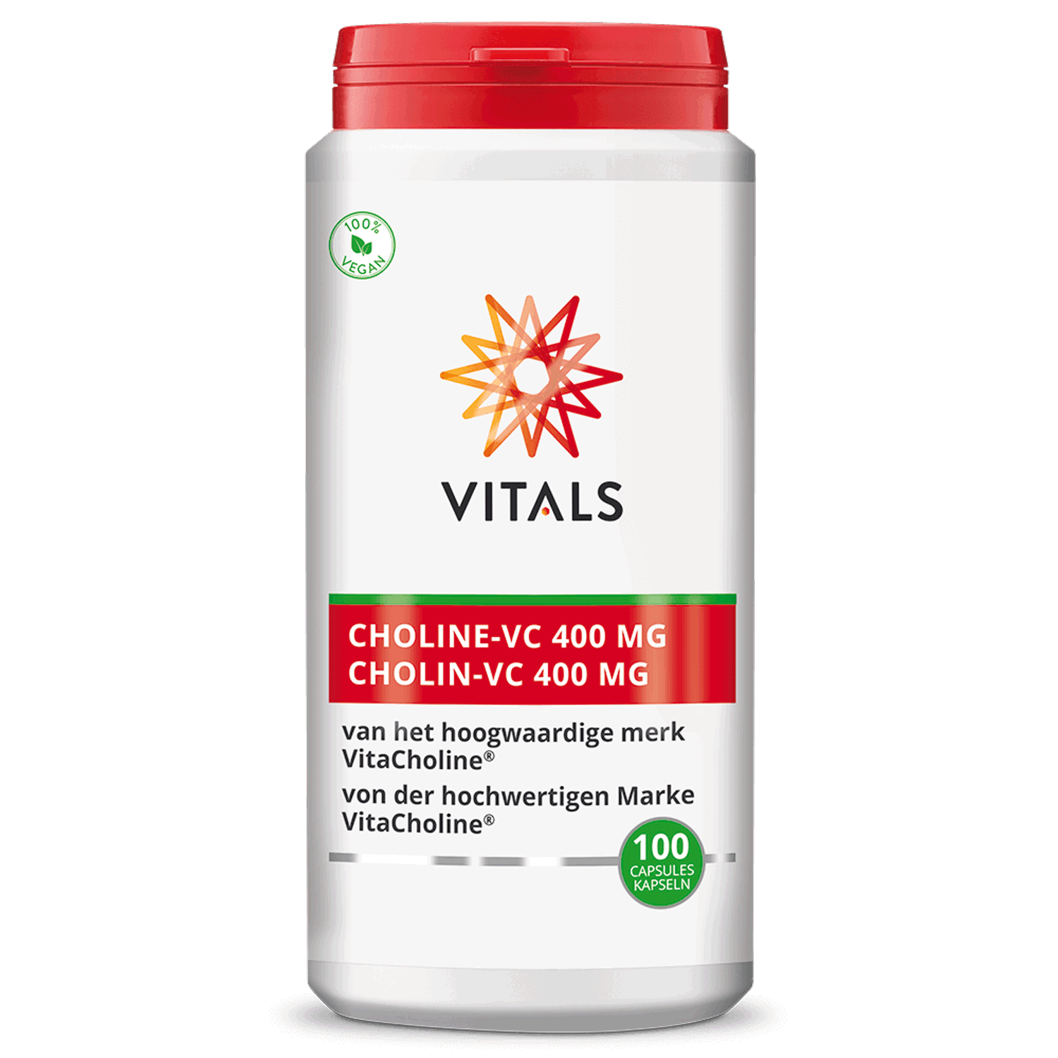 Vitals Cholin-VC 400 mg, 100 Kapseln Leber EAN: 8716717003945
