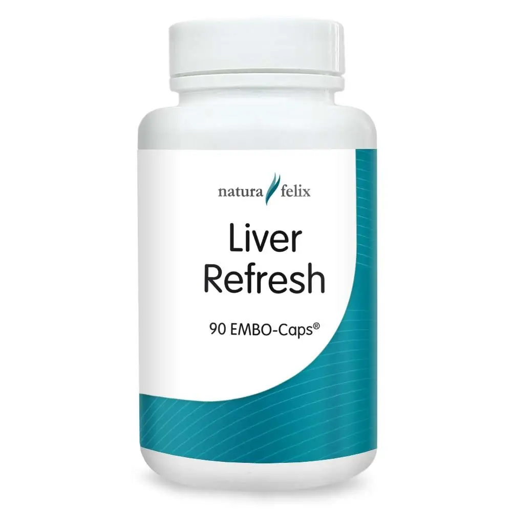Natur Felix Liver Refresh von podo medi beinhaltet 90 Kapseln