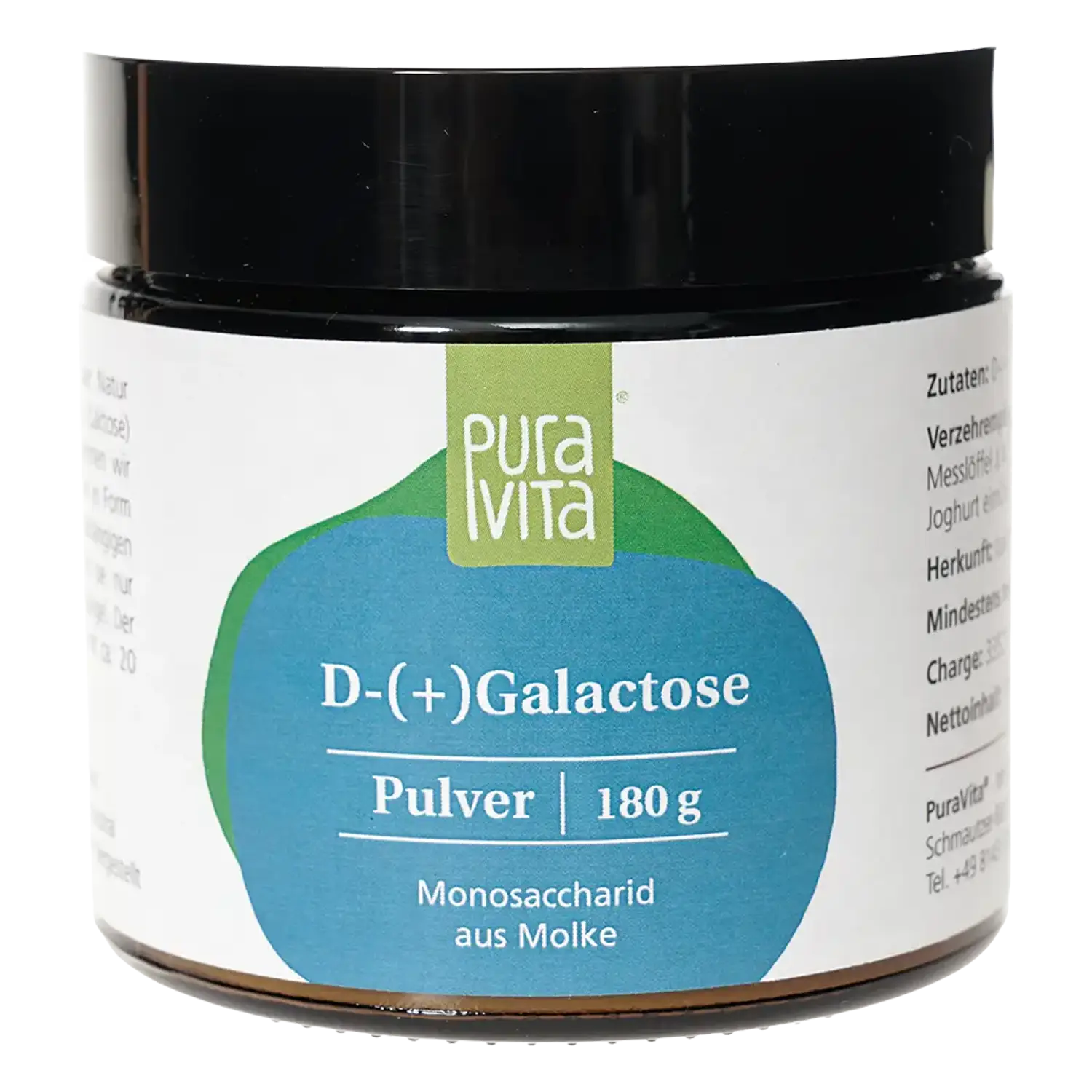 PuraVita D-(+)Galactose, 180 g poeder Alzheimer EAN: