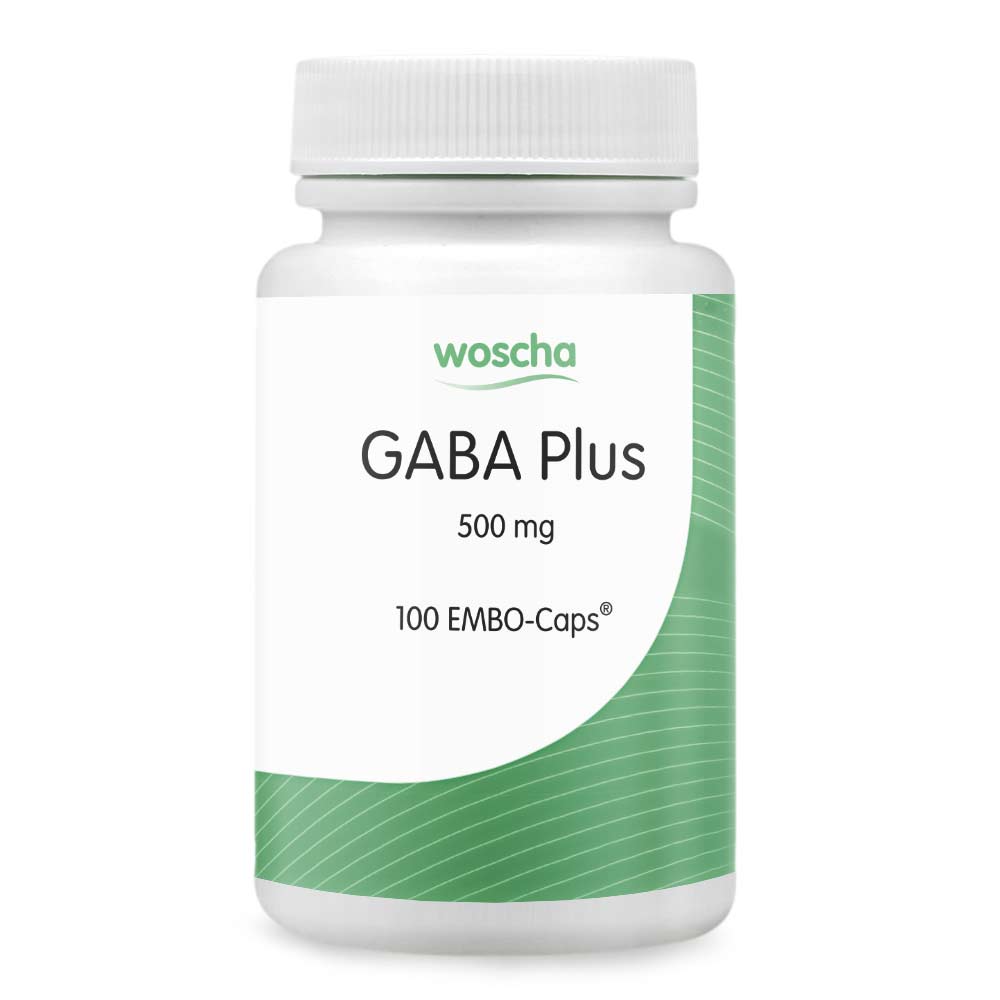 Woscha GABA Plus von podo medi beinhaltet 100 EMBO-caps