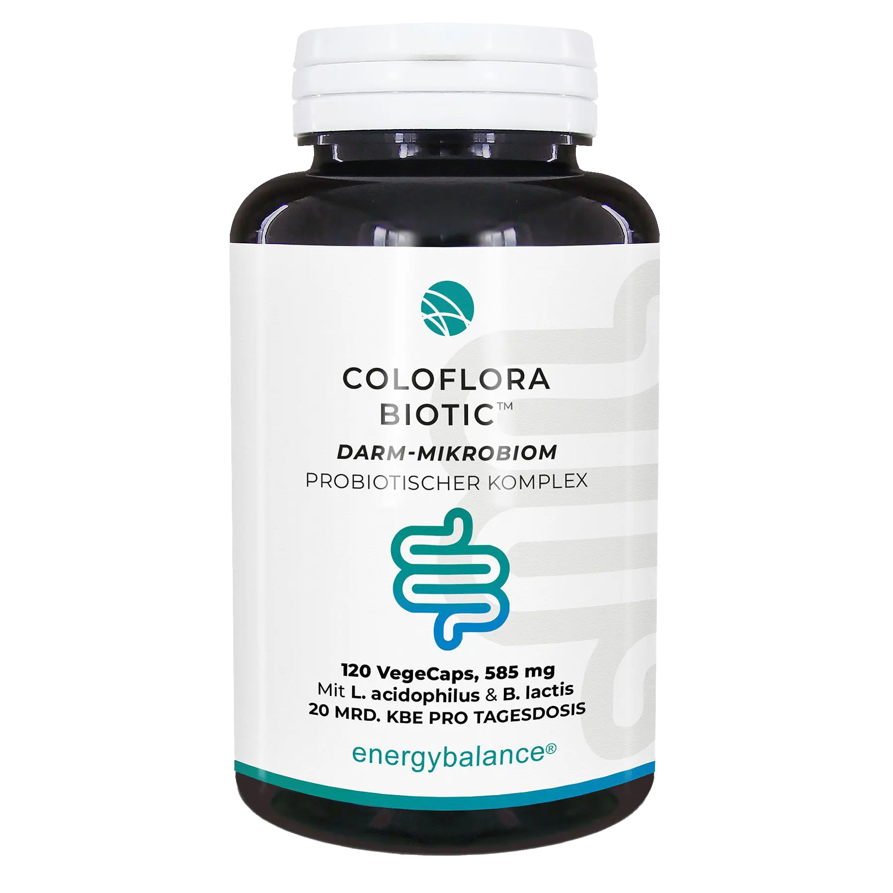 EnergyBalance Coloflora Biotic, probiotische Kulturen (20 Mrd KBE), 120 VegeCaps  EAN: 7640108203038