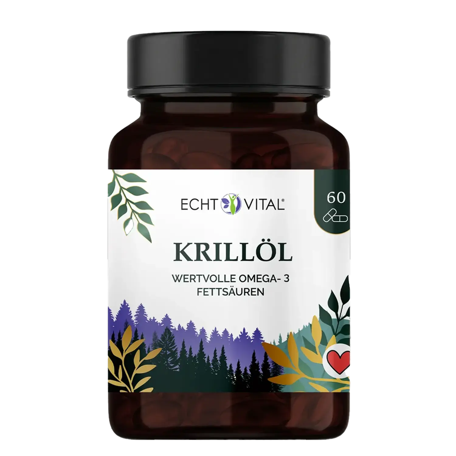 Echt Vital Krillolie, 60 capsules  EAN: 4260635732929