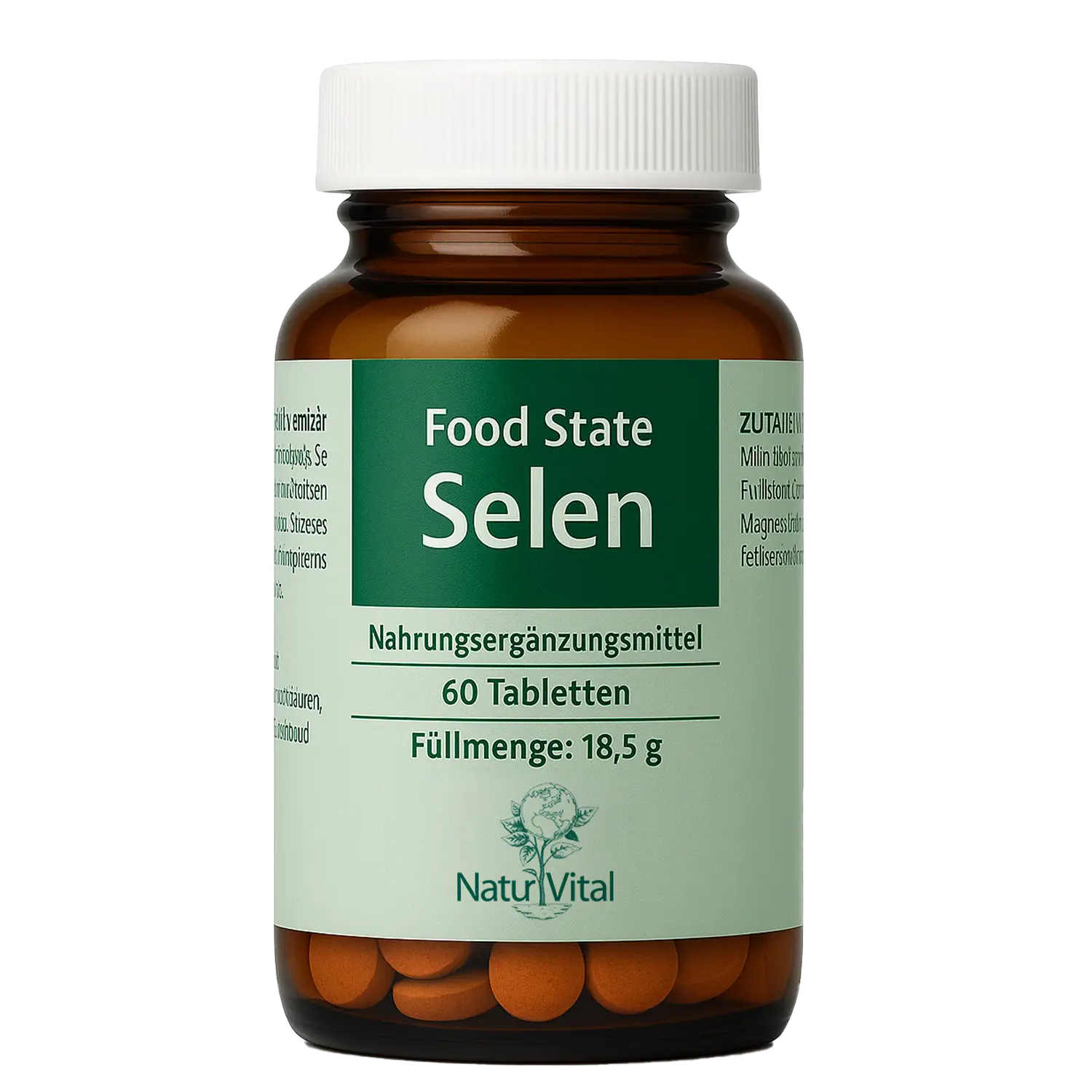 Natur Vital Selen FOOD STATE, 60 Tabletten  EAN: 4262512990651