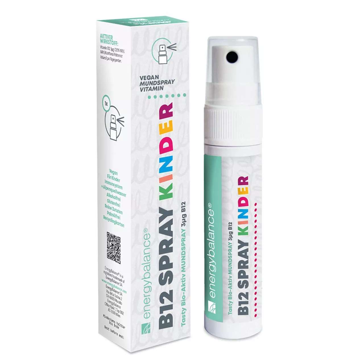 EnergyBalance Spray B12 Kinder 3µg, 25ml Energiestoffwechsel EAN: 7640108201683