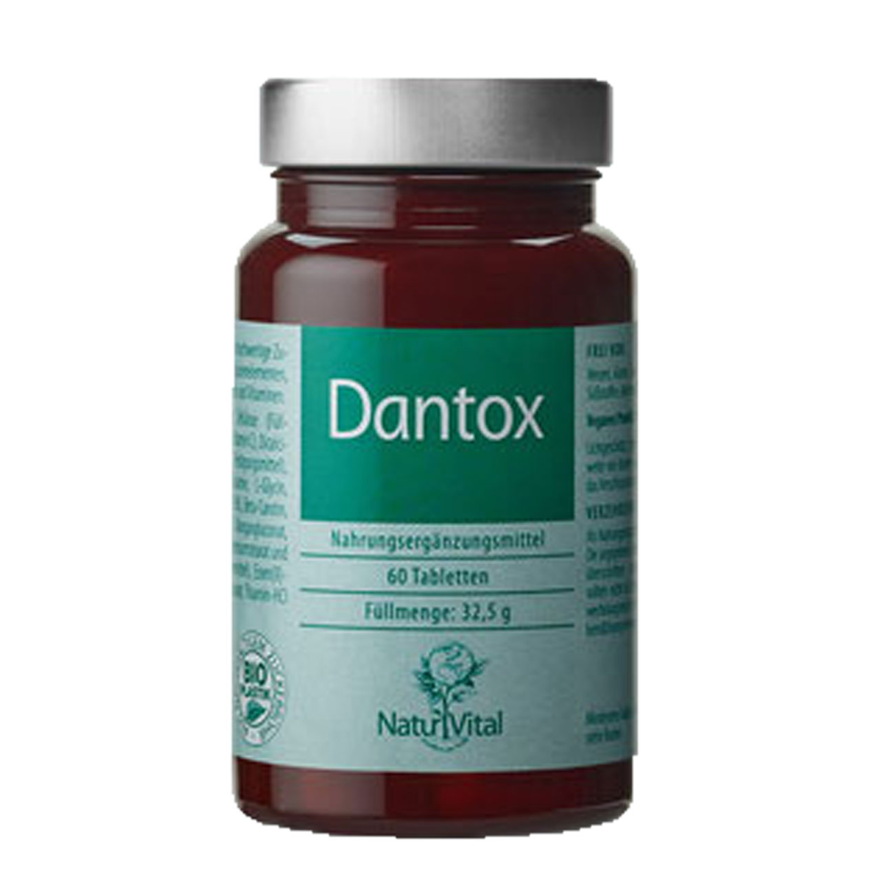 Dantox von Natur Vital beinhaltet 60 Tabletten