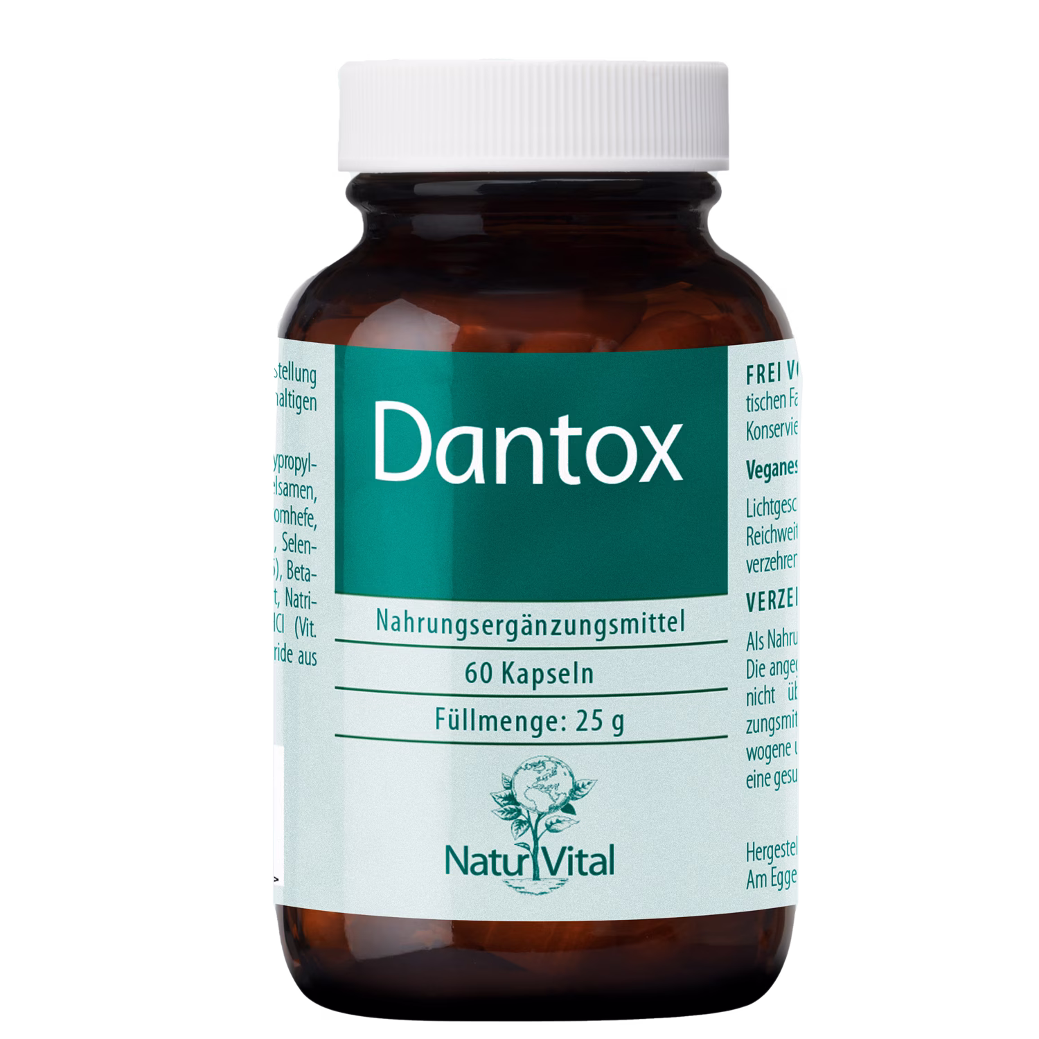 Dantox Natur Vital 60 Tabletten Dantox von Natur Vital beinhaltet 60 Tabletten