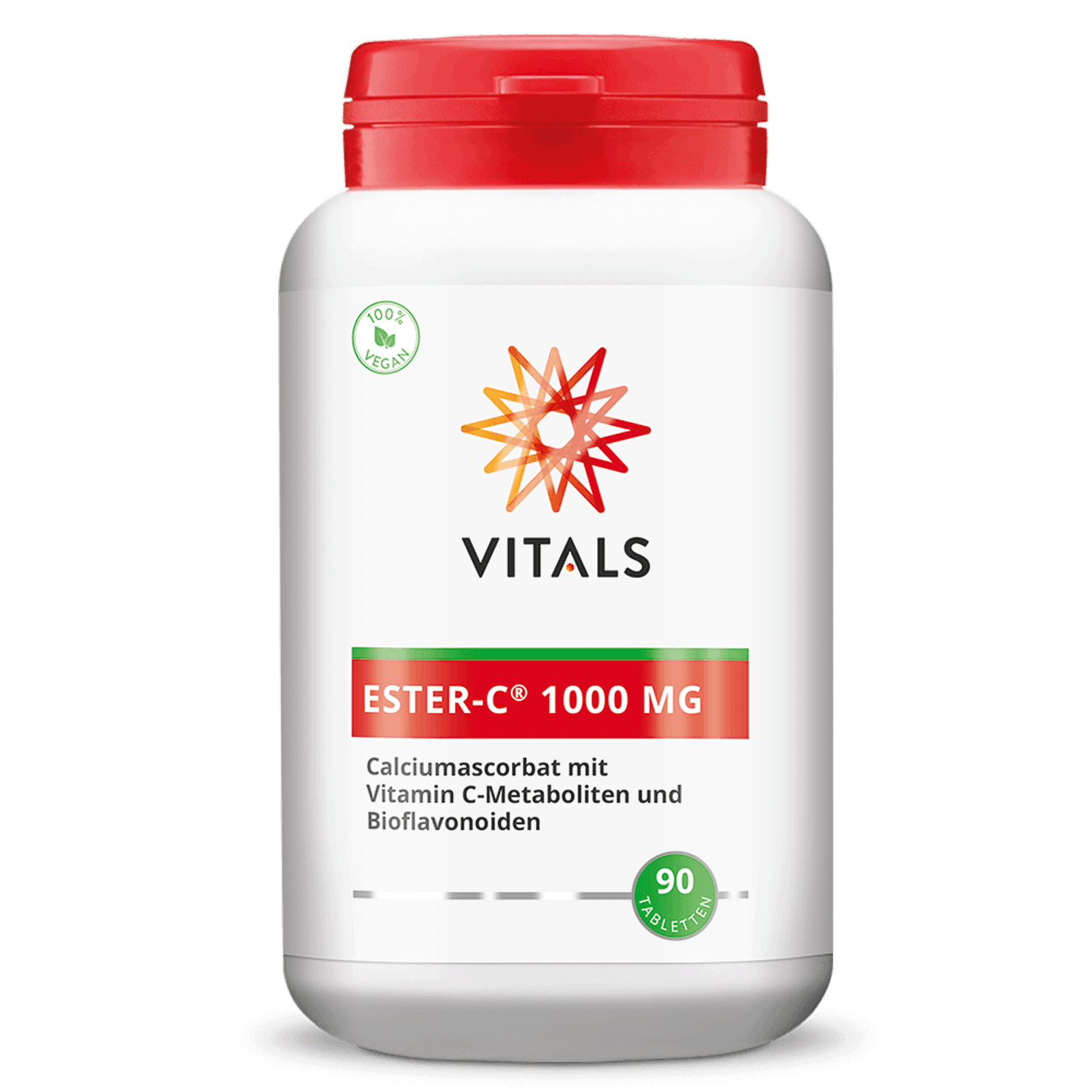 Vitals Ester-C 1000 mg, 90 Tabletten  EAN: 8716717000043