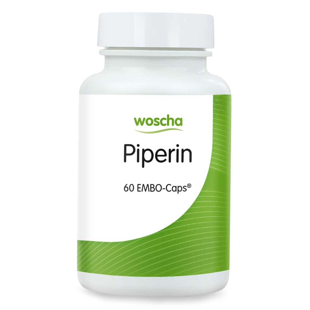 Woscha Piperin - schwarzer Pfeffer, 60 Kapseln  EAN: 8717729199695