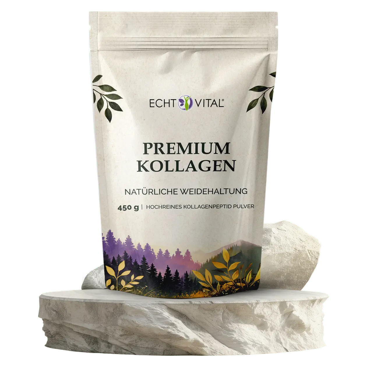 Echt Vital Premium Kollagen, reine Kollagenpeptide, 450 g Haut EAN: 4260635731595