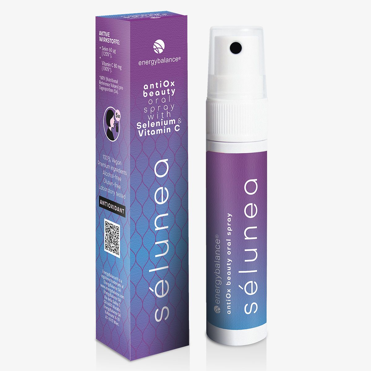 Sélunea AntiOx Beauty Selenium & Vitamin C Mouth Spray, 25 ml