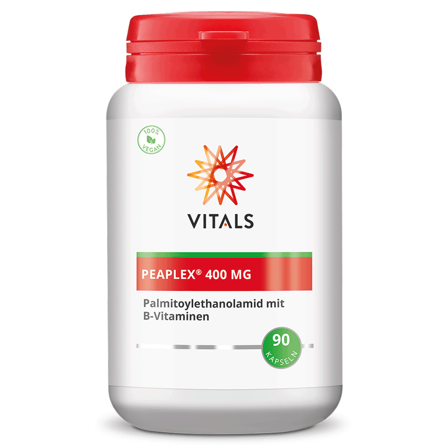 Vitals PeaPlex® Palmitoylethanolamid plus Vitamin B, 90 Kapseln Schmerzstillend EAN: 8716717003075