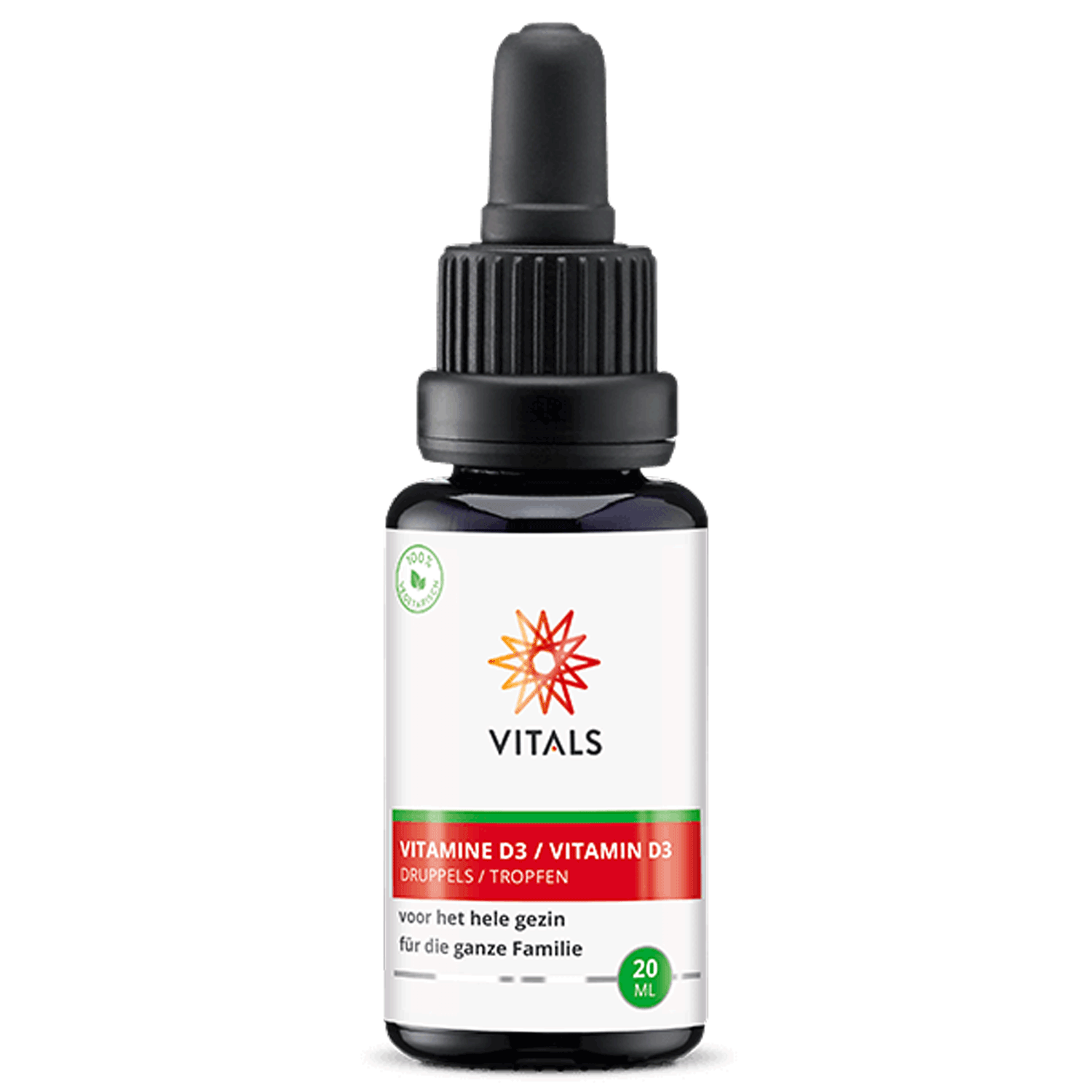 Vitals Vitamin D3 200 IE, 700 Tropfen Vitamin D3 flüssig Tropfen EAN: 8716717002252