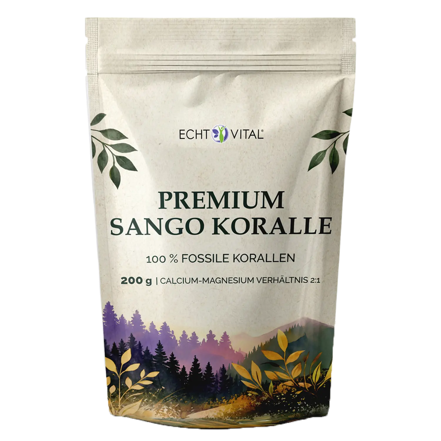Echt Vital Sango Koralle, 200 g Pulver Knochen EAN: 4260463086928