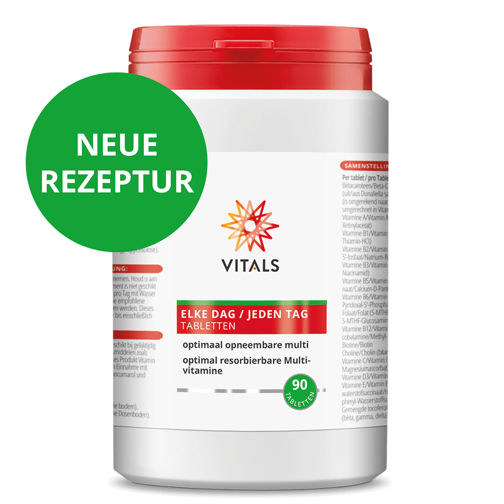 Vitals Multivitamins every day, 90 tablets  EAN: 8716717004843