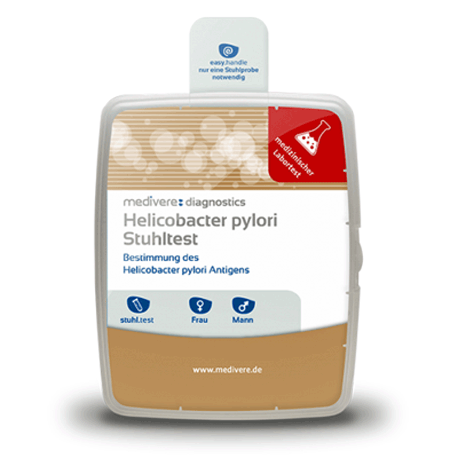Medivere Helicobacter pylori Stuhltest MV3111 EAN: 4250570300208