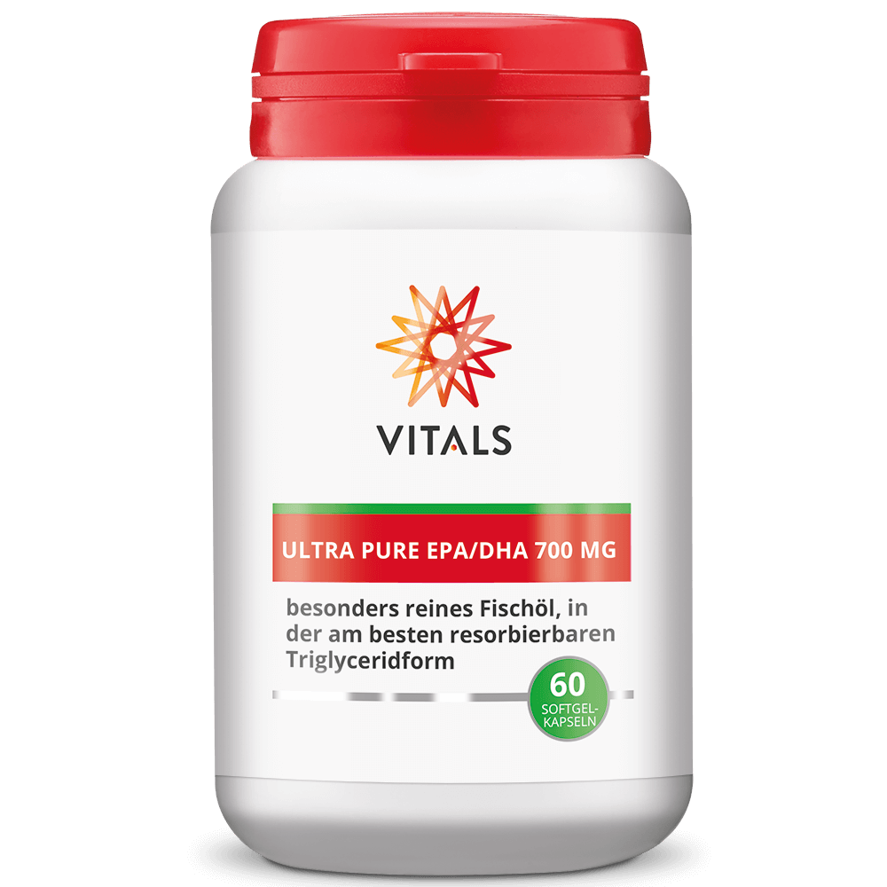 Vitals Ultra Pure EPA/DHA 700 mg, 60 Softgel-Kapseln  EAN: 8716717004263