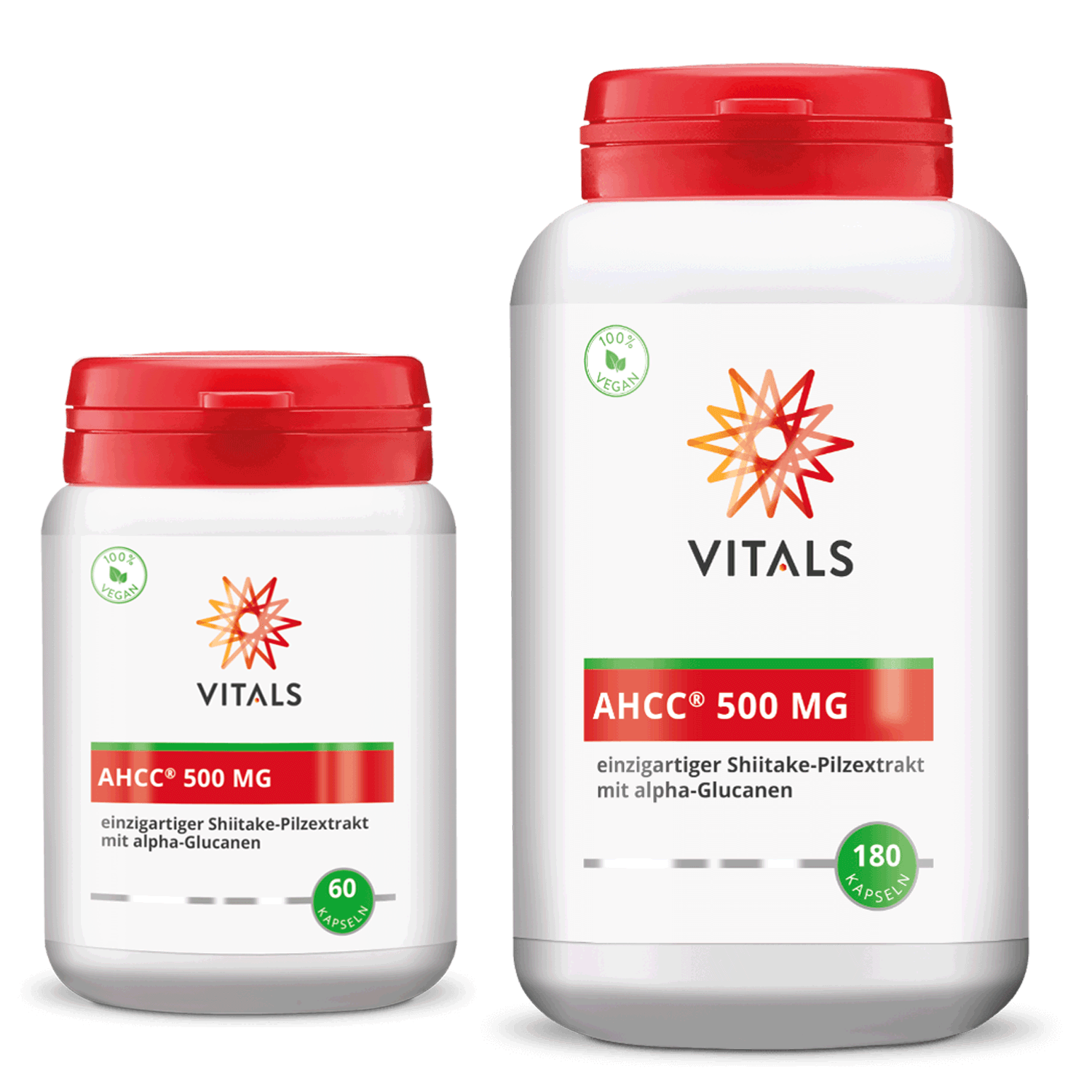 AHCC 500 mg Shiitake + Alpha-Glucane