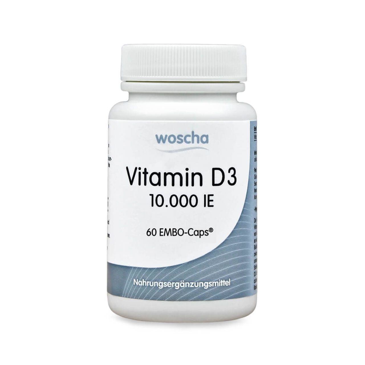 Woscha Vitamin D3 10.000 IE von podo medi beinhaltet 60 Kapseln