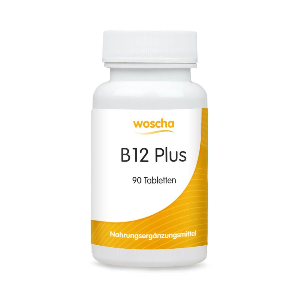 Woscha B12 Plus von podo medi beinhaltet 90 Tabletten