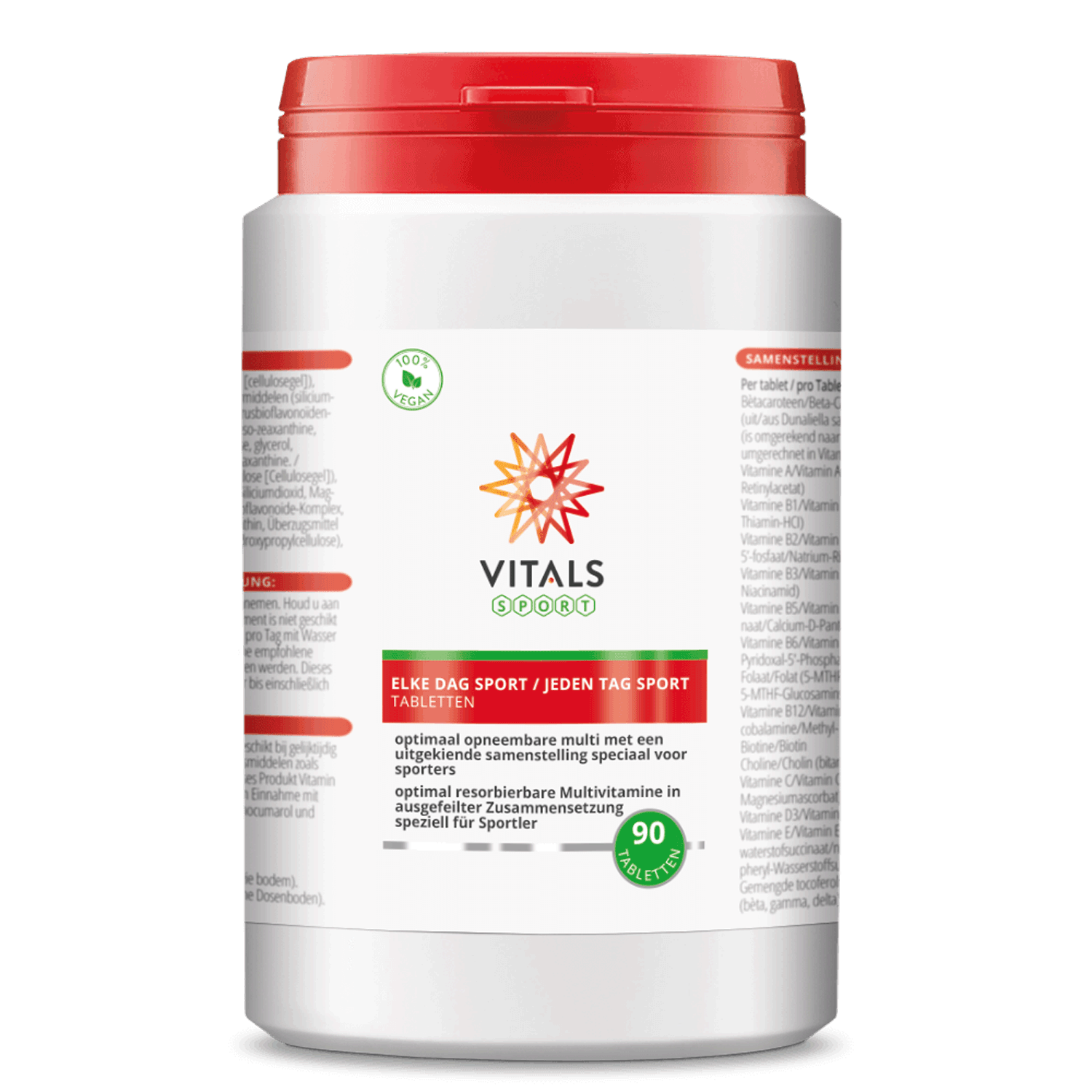 Vitals Jeden Tag Sport Multivitamine, 90 Tabletten  EAN: 8716717004867