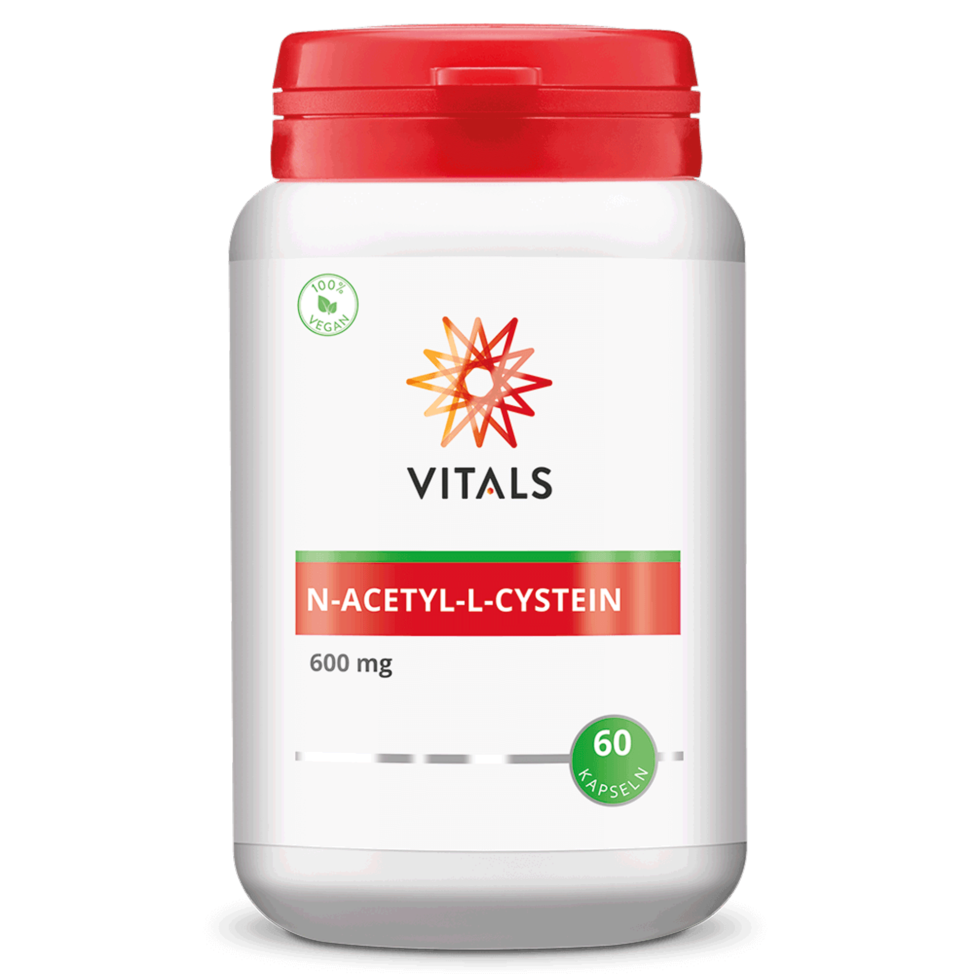 Vitals N-Acetyl-L-Cystein, 60 Kapseln  EAN: 8716717002887