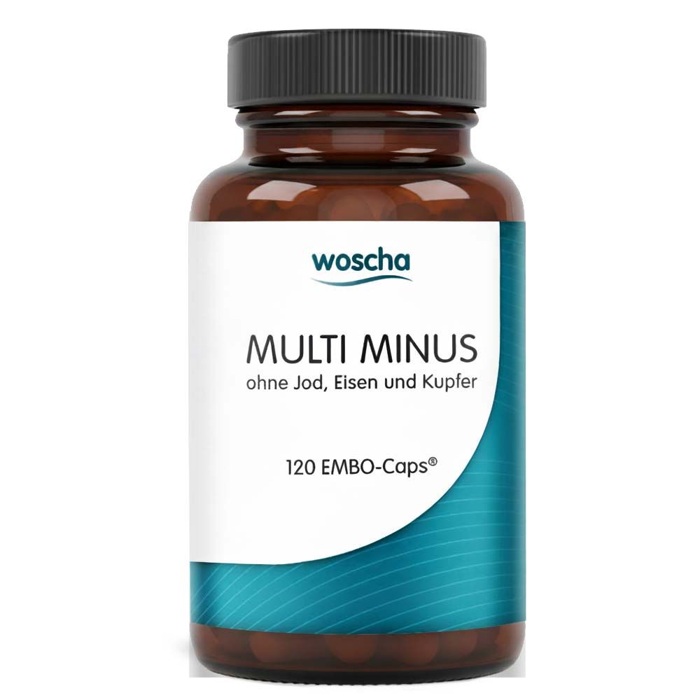 Woscha Multi Minus von podo medi beinhaltet 120 Kapseln