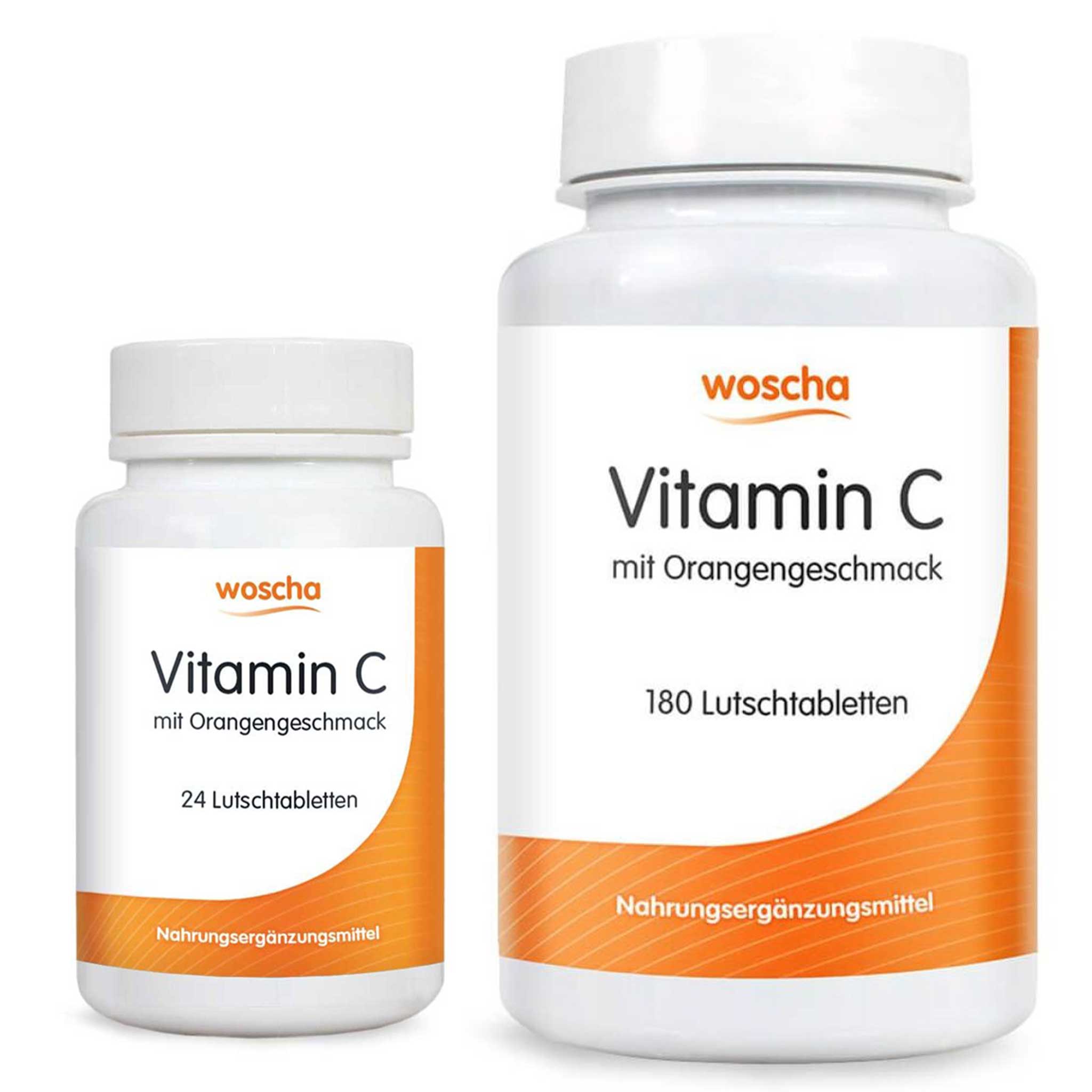 Woscha Vitamin C von podo medi in 24 und 180 Lutschtabletten Version Vorschau