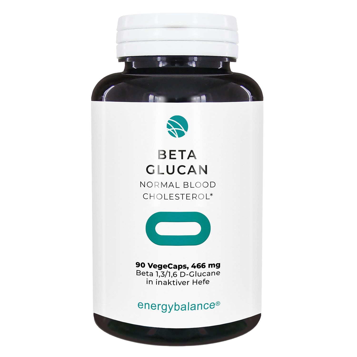 EnergyBalance Beta Glucan Beta D-1,3/1,6 Glukane, 90 VegeCaps Immunsystem EAN: 7640108200402