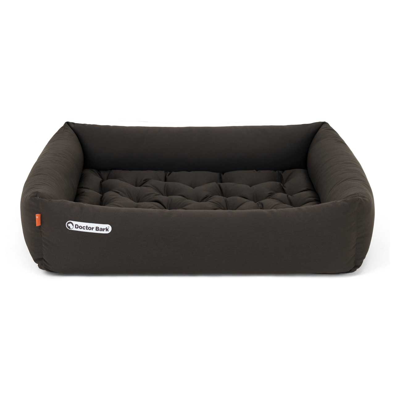 Orthopädisches Hundebett von Doctor Bark in braun einzeln