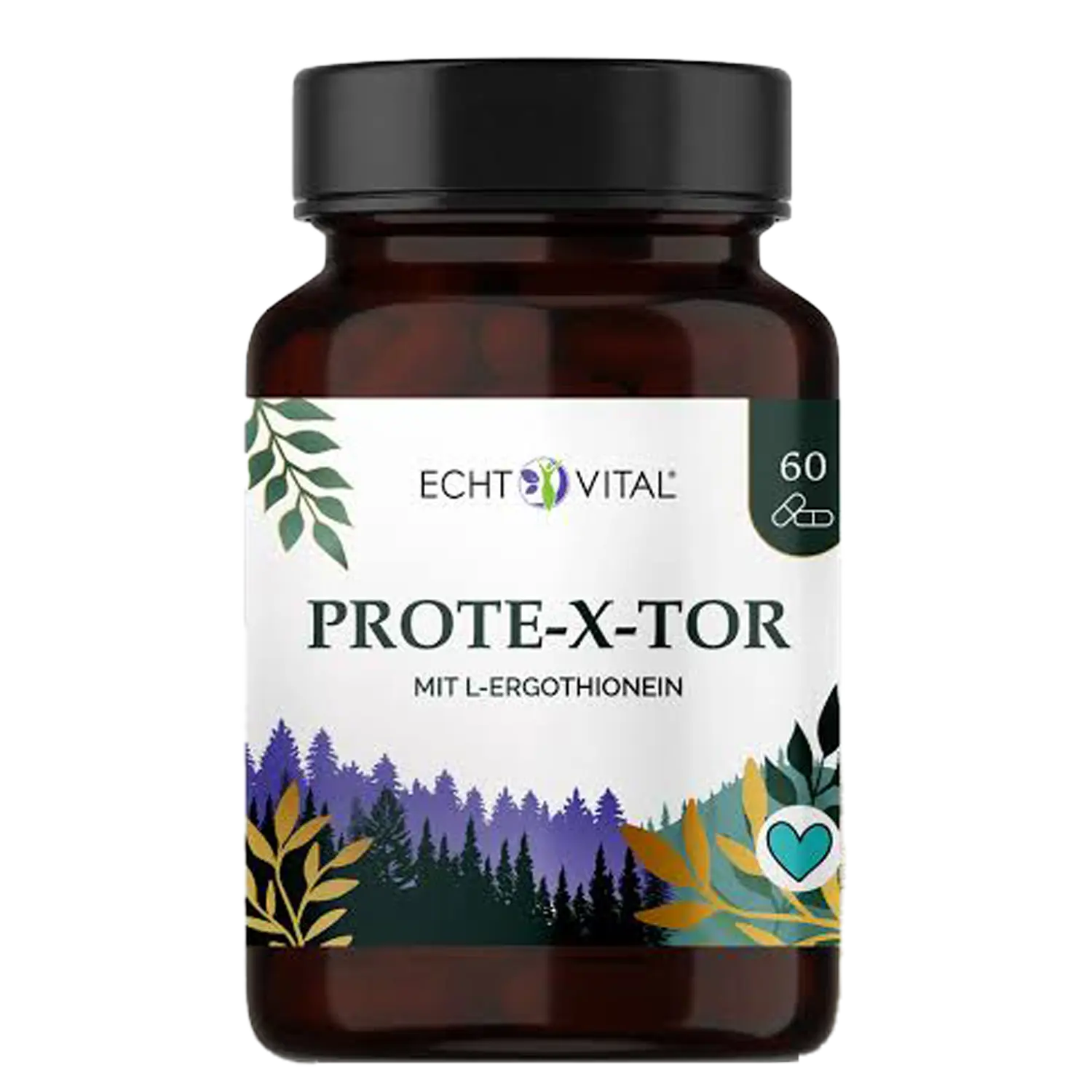 Echt Vital Prote-X-tor met L-ergothioneïne, 60 capsules  EAN: 4260635732691