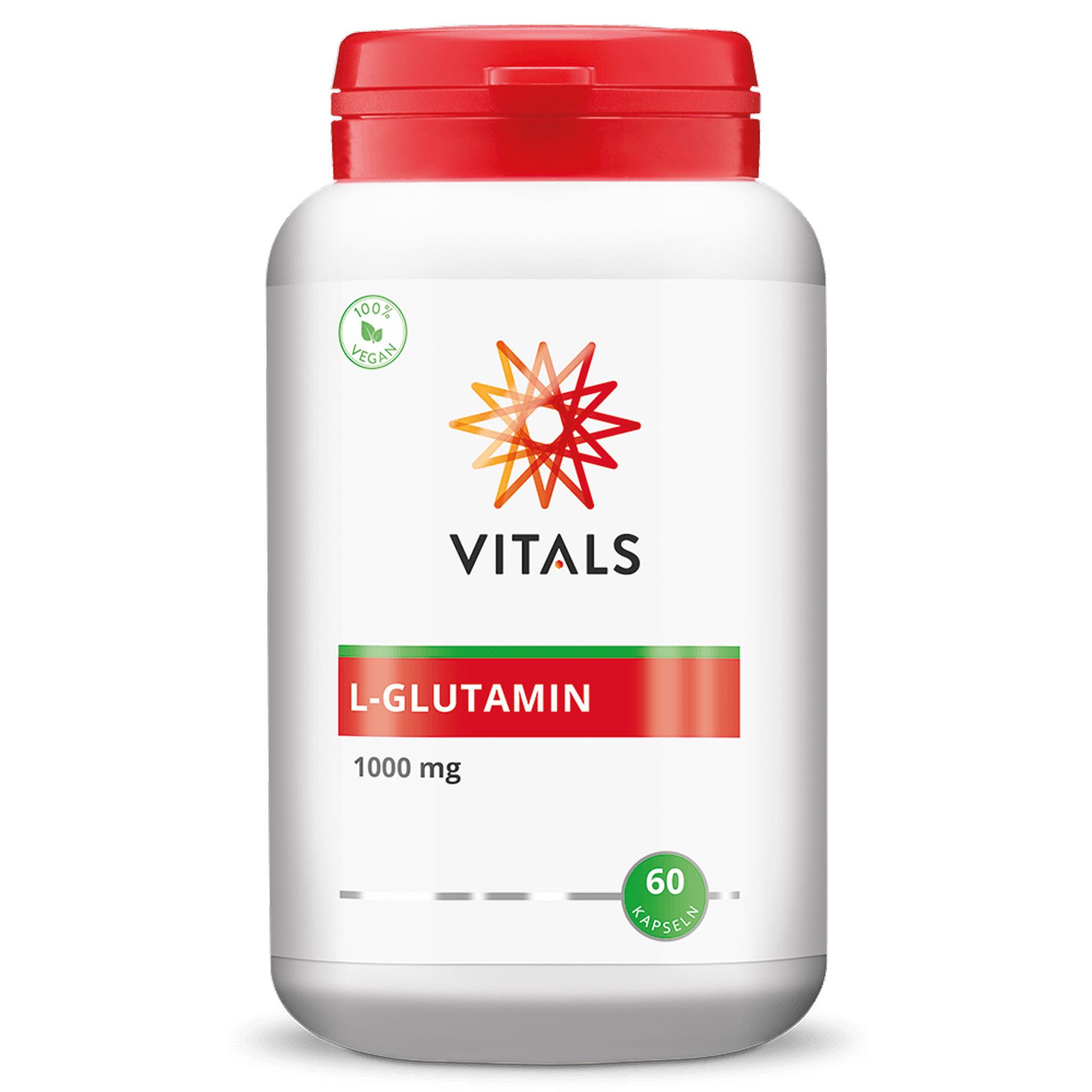Vitals L-Glutamin 1000 mg, 60 Kapseln  EAN: 8716717003846