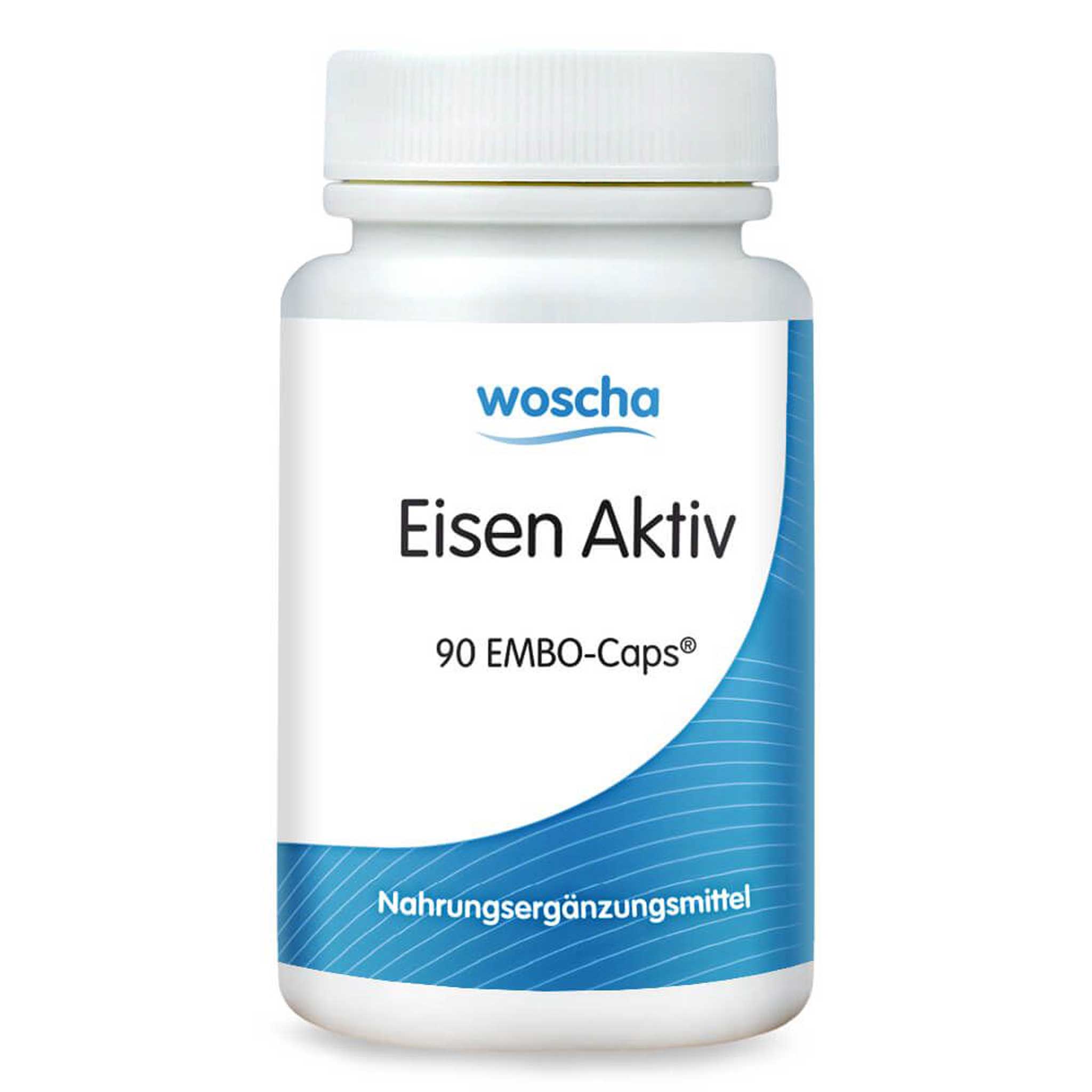 Woscha Eisen Aktiv Eisenchelate podo medi 90 Kapseln Woscha Eisen Aktiv Eisenchelate von podo medi beinhaltet 90 Kapseln