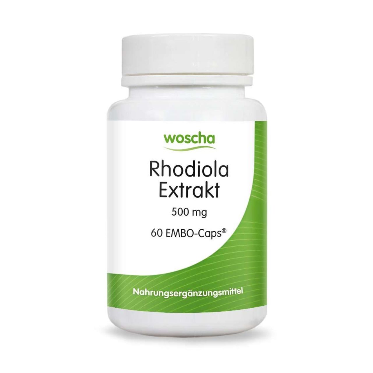Woscha Rhodiola Extrakt von podo medi beinhaltet 60 Kapseln