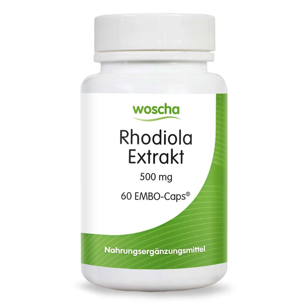 Woscha Rhodiola Extrakt, 60 Kapseln  EAN: 8717729190593