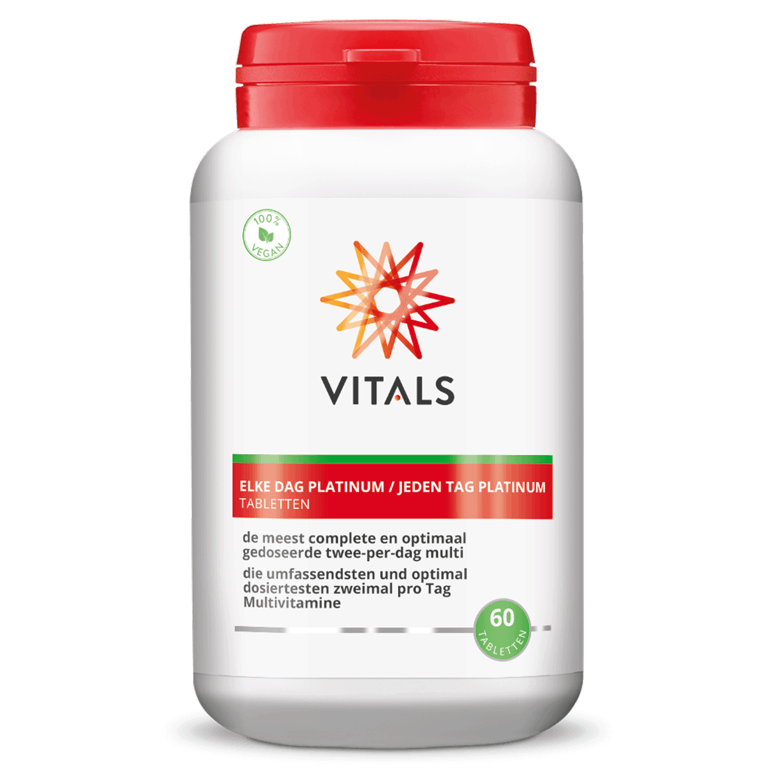 Platinum multivitamins every day, 60 tablets
